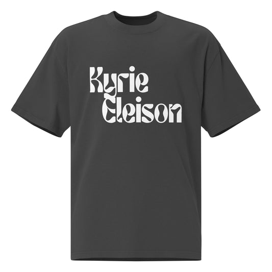 Kyrie Eleison oversized faded t-shirt