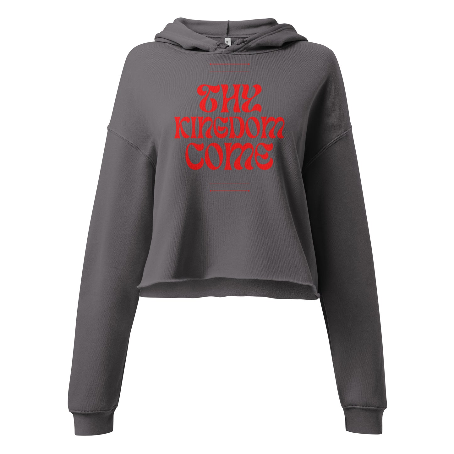 Thy Kingdom Come Crop Hoodie